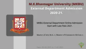 Bhavnagar University External Admission