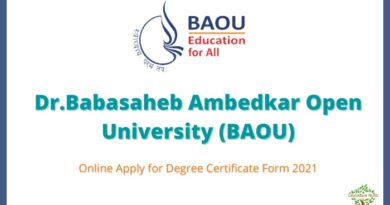 Baou Degree Certificate