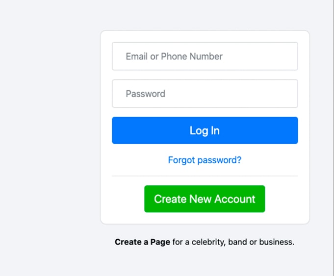 Design Facebook Style Login Page in HTML and CSS 2021. - Top Education News