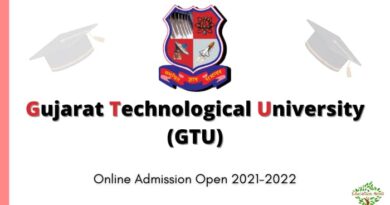 Gujarat Technological University (GTU) Admission Open 2021-2022.