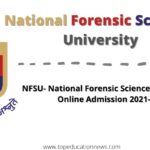 NFSU Admission 2021-22
