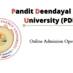 Pandit Deendayal Energy University (PDEU) Admission Open 2021.