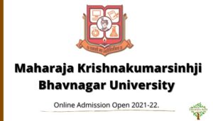 MKBU-M.K.Bhavnagar University Online Admission Open 2021-22.