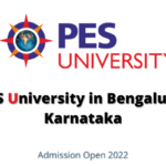 PES University Admission 2022