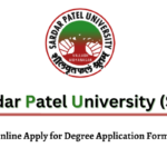 Sardar Patel University (SPU) Degree Certificate Form
