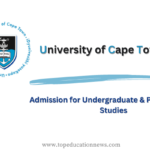 University of Cape Town (UCT) Admission
