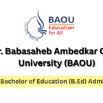 B.Ed Admission at BAOU