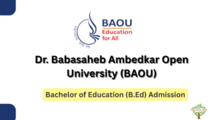 B.Ed Admission at BAOU