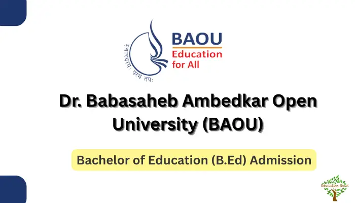 B.Ed Admission at BAOU