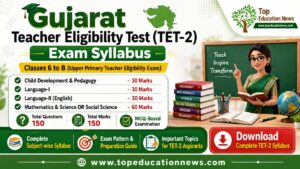 Gujarat TET-2 exam syllabus