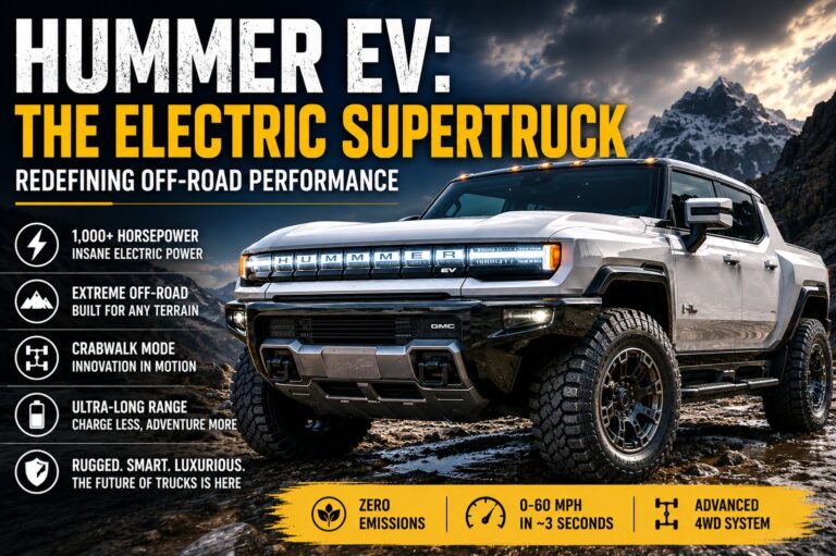 Hummer EV: the electric supertruck